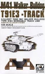 M41 Walker Bulldog T91E3 Workable Track Links