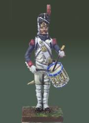 Guard Grenadier Drummer at Attention 1810