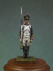 Line Infantry NCO at Attention 1810
