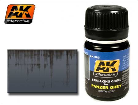 AK Interactive Streaking Effects- Streaking Grime for Panzer Grey Vehicles
