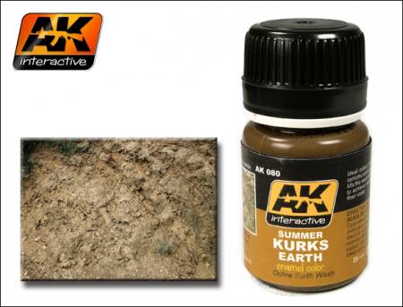 AK Interactive Nature Effects- Summer Kursks Earth - Ochre 35ml Bottle