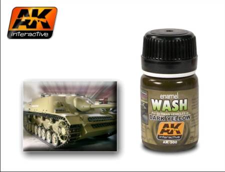 AK Interactive Wash- Dark Yellow