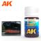 AK Interactive Wash- Brown Streaking Grime for Red Hulls