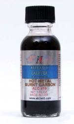 Hot Metal Burnt Carbon Lacquer 1oz. Bottle