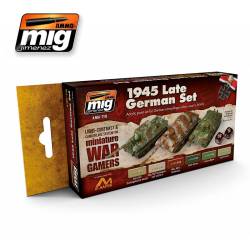 Wargame Acrylic Paint Set: 1945 Late German Set