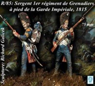 Sergent 1st Rgt. Grenadiers a pied de la Garde Imperiale, Waterloo 1815