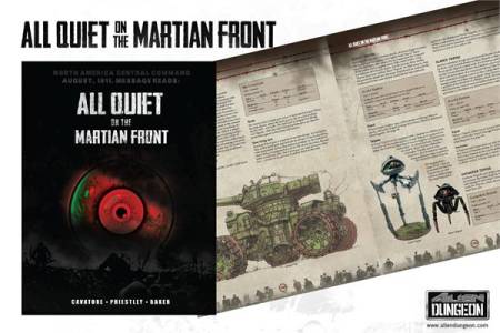 All Quiet On The Martian Front Hardcover Rulebook