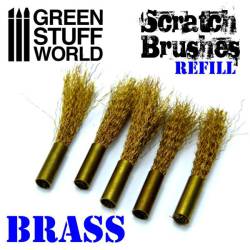 Scratch Brush Set Refill - Brass