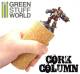 Sculpting Cork Column for Armatures