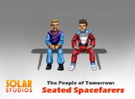 Seated Spacefarers