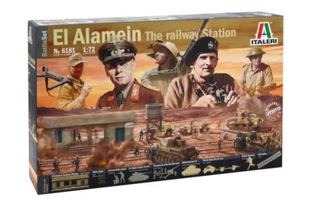 Diorama Set: El Alamein The Railway Station Battle