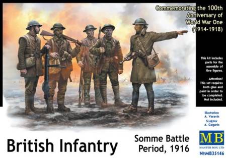 WWI British Infantry at the Somme 1916
