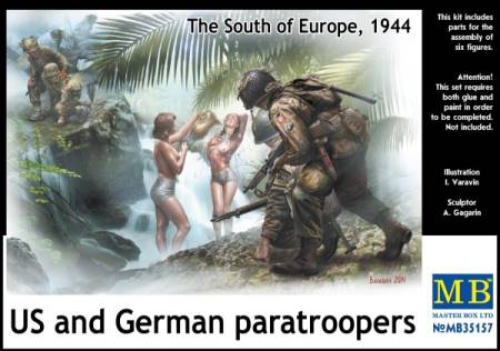 Watching the Girls US and German Paratroopers South of Europe 1944