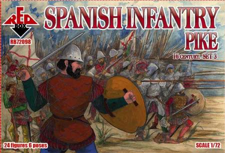Spanish Infantry Pikemen Set #3 - 16th Century