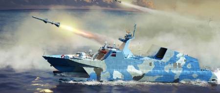PLA Chinese Navy Type 22 Missile Boat (New Tool)