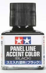 Panel Line Accent Color Black 40ml Bottle