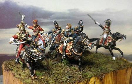 French High Staff Charge At Waterloo