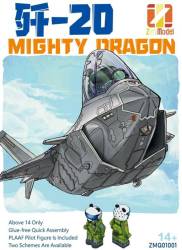 J20 Mighty Dragon Bubbletop Fighter
