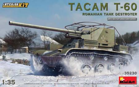 WWII TACAM T-60 Romanian Tank Destroyer [Interior Kit]    more info