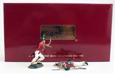 W Britains 17877 British Coldstream Guards Casualty Set- OOP 1 Available 