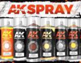 AK Interactive Sprays and Wargame Color