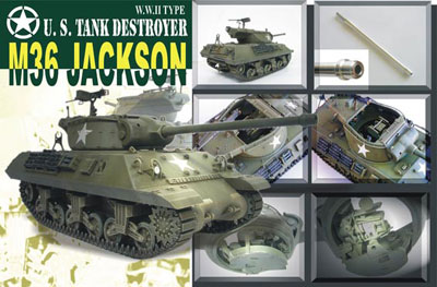 US M36 Jackson Tank Destroyer with 90mm Gun Motor Carriage