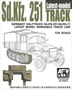 SdKfz 251 Halftrack Workable Track Links (Latest Type)