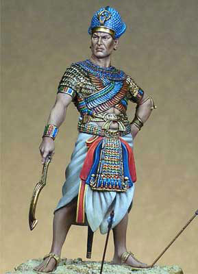 Ramses II at the Battle of Qadesh 1300 BC
