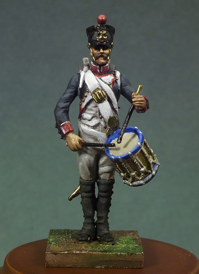 Line Infantry Drummer at Attention 1810