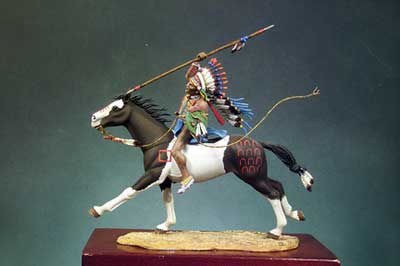 Mounted Sioux Chief
