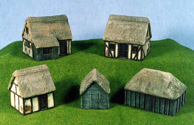 Medieval Village Buildings Set #2