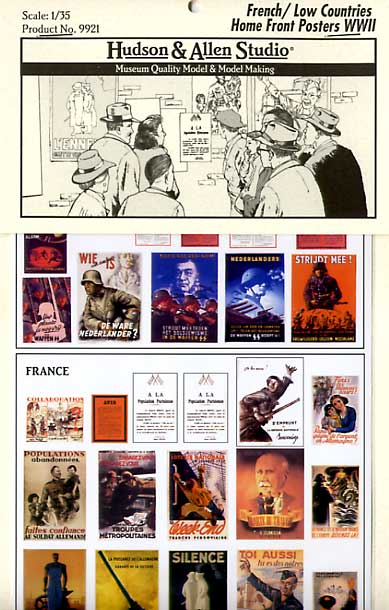 French/Low Countries Home Front Posters