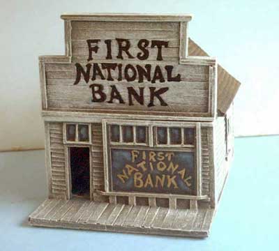 Bank with Detachable Roof
