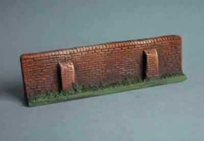 Straight High Brick Wall