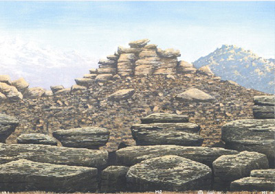 Arid Mountain Backdrop Poster
