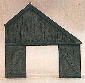 Lean-to Timber Shed Facade