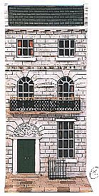 Georgian Stone Townhouse Facade
