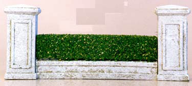Park Wall with Clipped Hedge