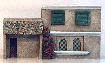 First Floor Asian Building with Louvre Windows