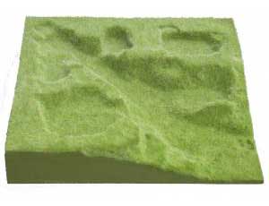Green Grass Slope Corner (Cove)