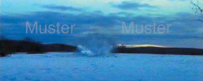Winter Scene with Artillery Blast