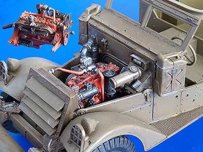 M3 Scout Car Engine Set