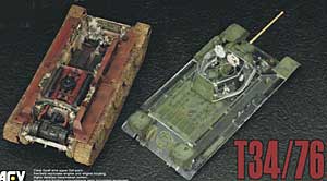 T-34/76 Tank Model 1942/43 Factory No. 183 Full Interior Tank