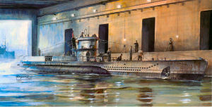 German U-Boat VII D Minelayer Submarine