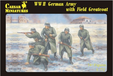 WWII German Army with Field Greatcoat 