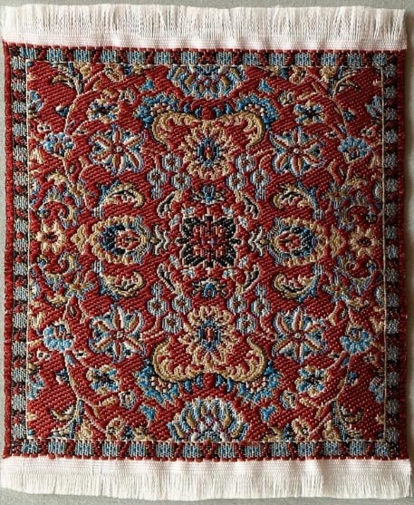 Miniature Rug, 6.5 x 8