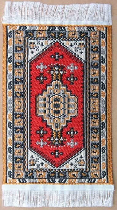 Miniature Rug, 5 x 9