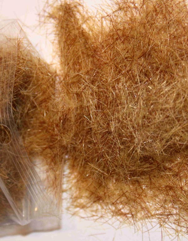 Dark Brown Grass Fibers