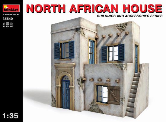 North African House with bonus Dragon Figure set by Dragon Models 