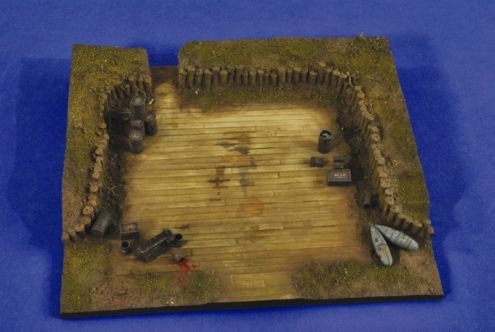 Luftwaffe Revetment Diorama Base with Accessories